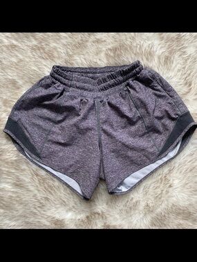 lululemon athletica Heather gray Running Shorts